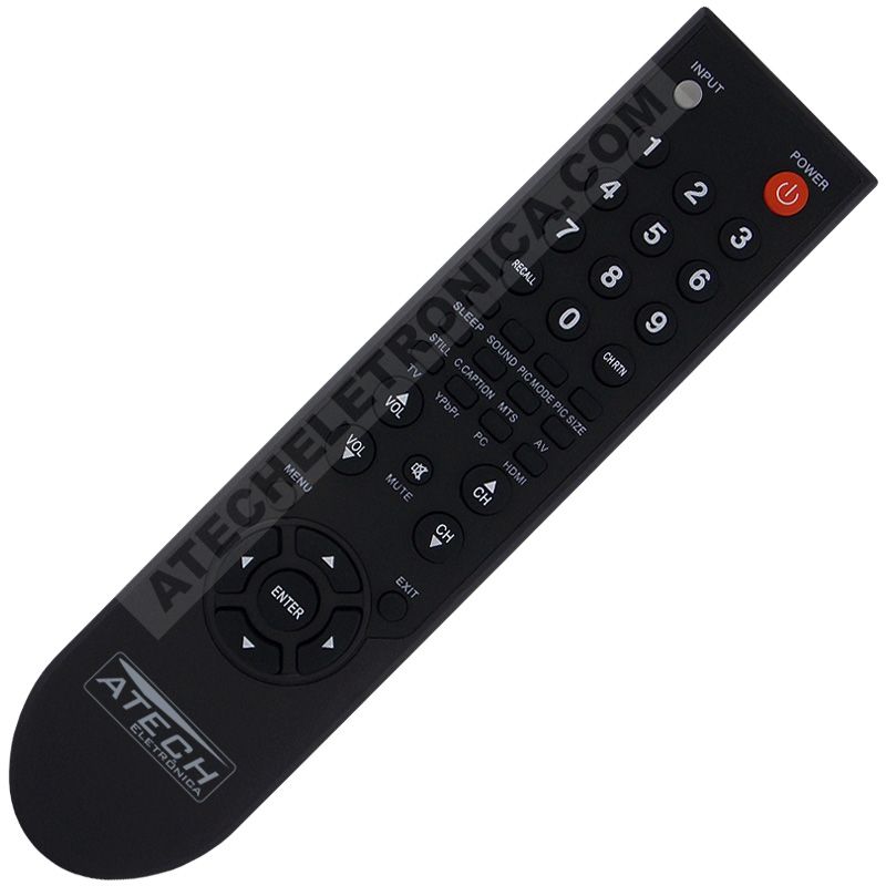 Controle Remoto TV Semp Toshiba CT-6340 / LC1945W / LC2245W / LC2645W / LC3245W / LC4245W