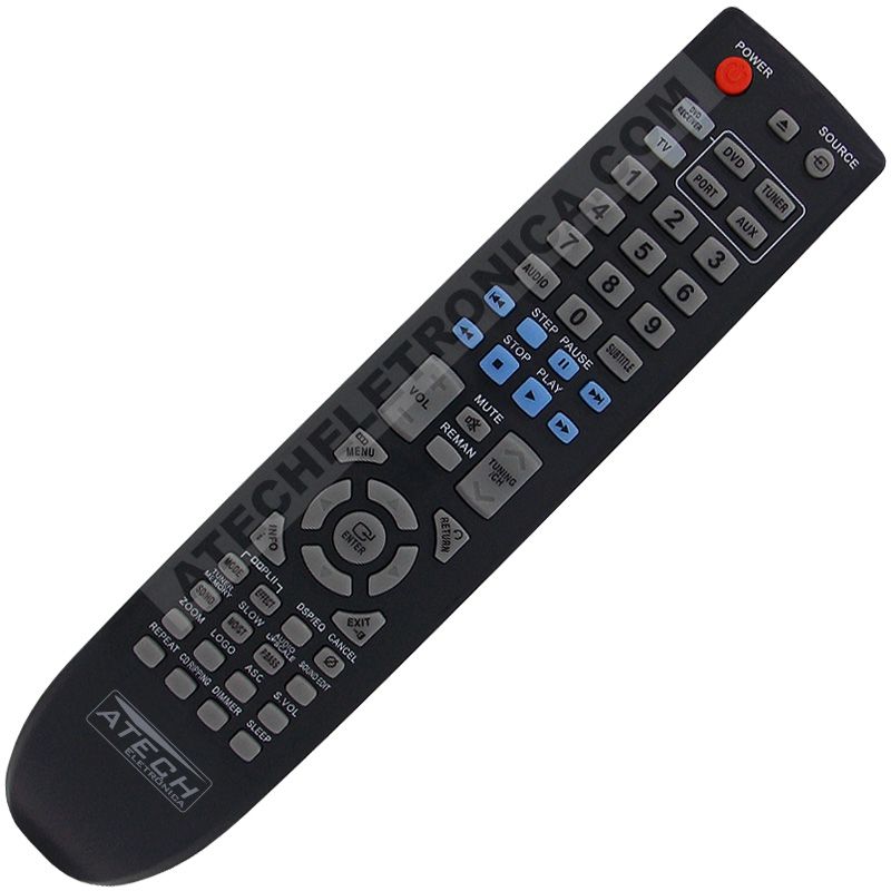 Controle Remoto Home Theater Samsung AH59-02144D / HT-TX725 / HT-TX725G / HT-X725 / HT-X725G