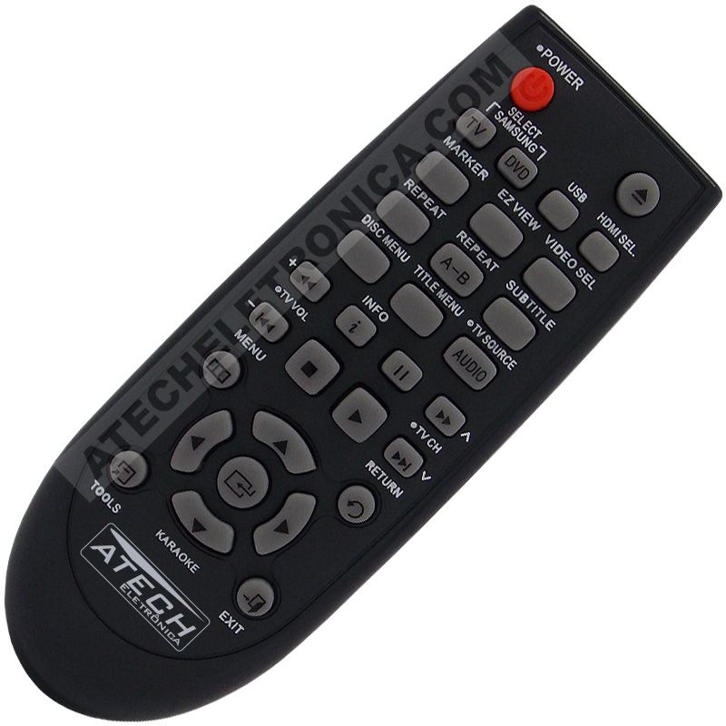 Controle Remoto DVD Samsung AK59-00084T / DVD-C500 / DVD-C550