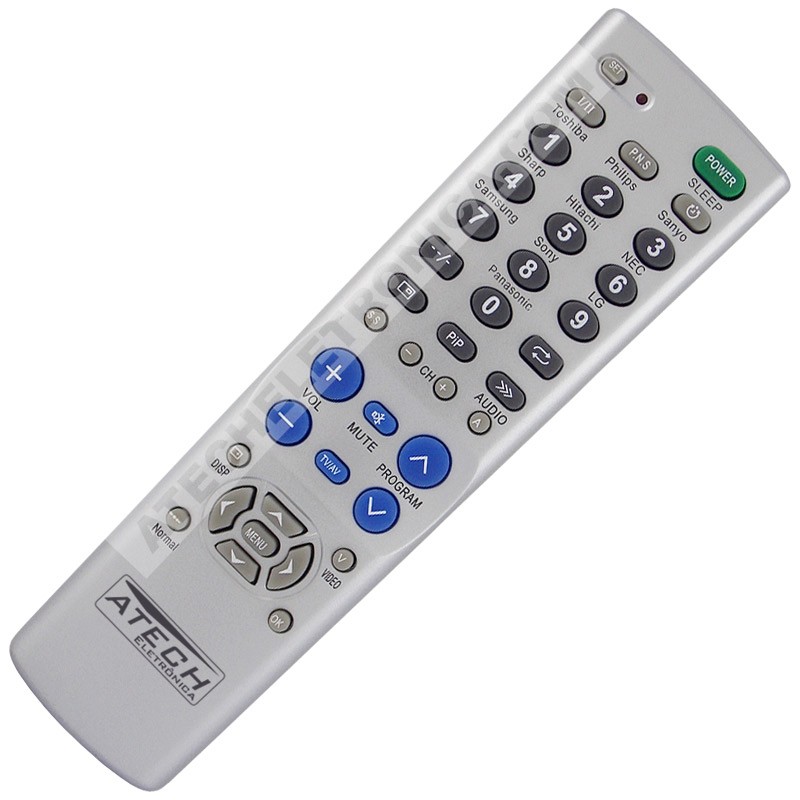 Controle Remoto Universal TV Tubo / LED / LCD - Mais de 175 Marcas Nacional e Importada