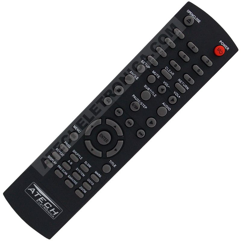 Controle Remoto DVD Semp Toshiba SD5061S / SD5091VK