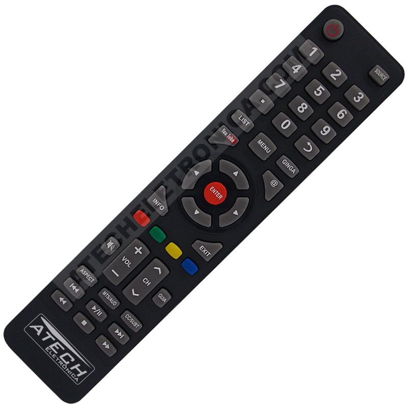 Controle Remoto TV Philco PH42M61DSG / PH42M61DSGW / PH48S61G (Smart TV)