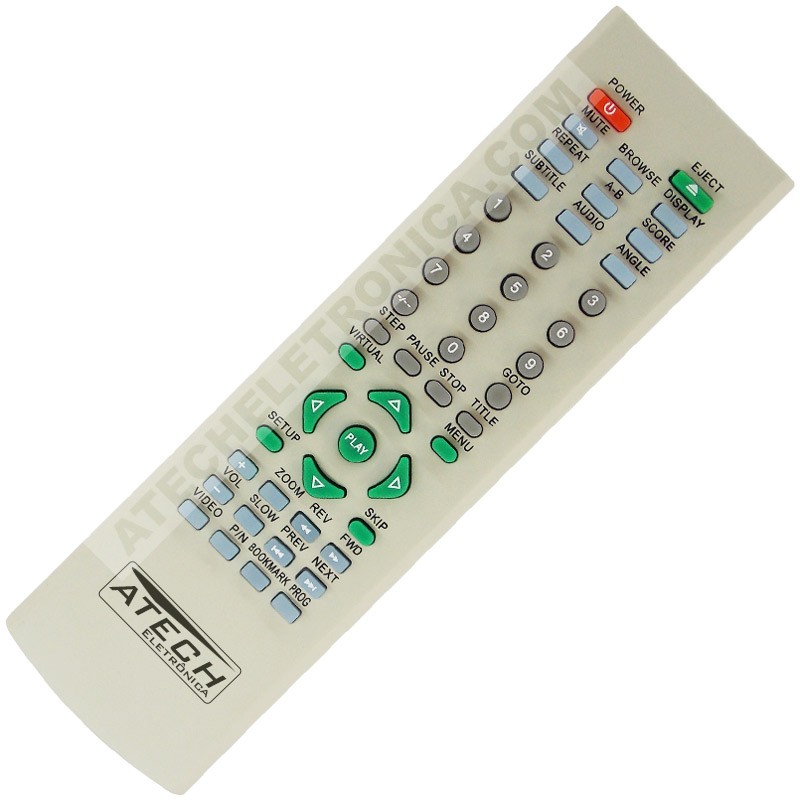 Controle Remoto DVD Proview RC-206 / DVP-203 / DVP-800 / DVP-801 / DVP-815