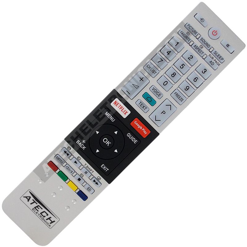 Controle Remoto TV Toshiba CT-8536 (Smart TV)