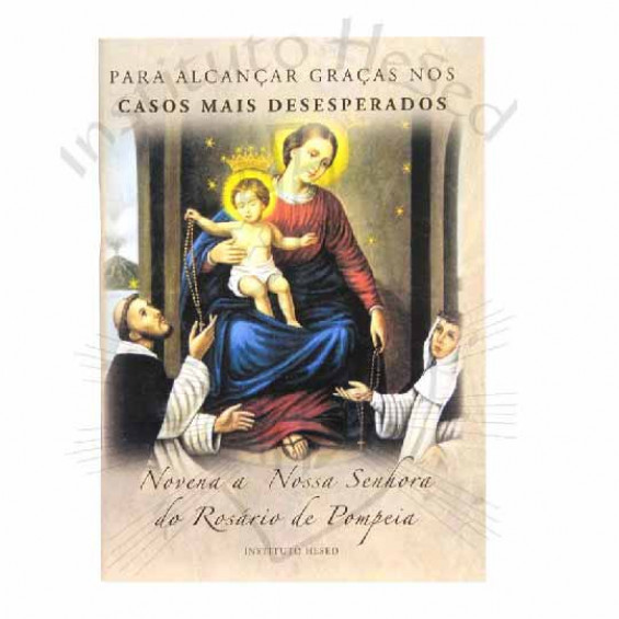 Livro Novena A Nossa Senhora Do Rosário De Pompeia Instituto Hesed