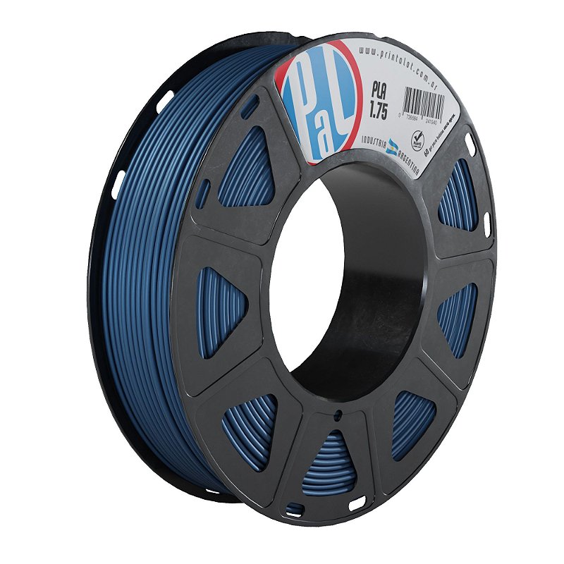 Filamento PLA Metal Azul Cobalto 1,75mm 250g PrintaLot