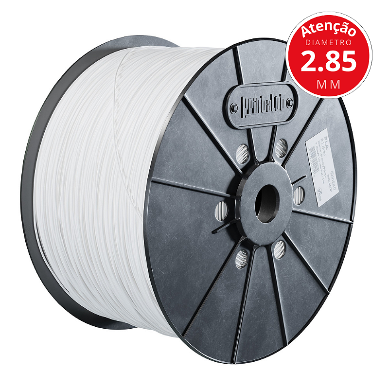 Filamento PLA Branco 2,85mm 5Kg PrintaLot