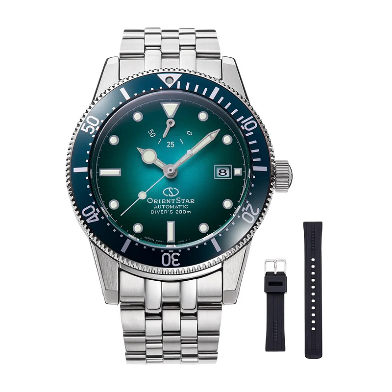 Orient Star Diver's 1964 RE-AU0602E00B Automático Verde