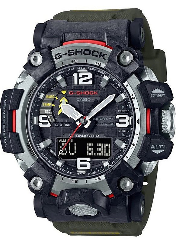 G-SHOCK Mudmaster GWG-2000-1A3DR Master of G Verde - Relojoaria