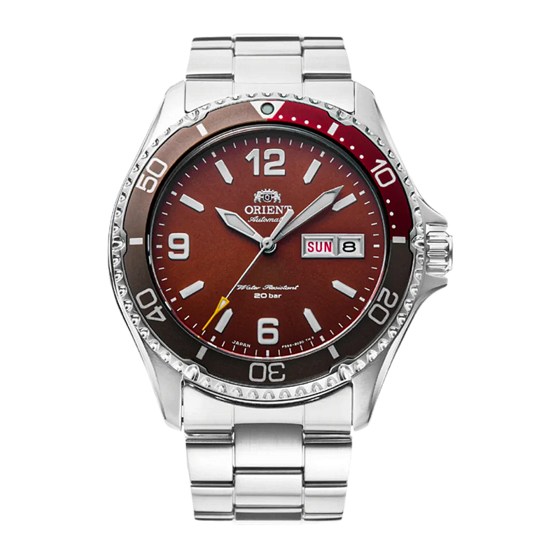 Orient Mako Automático RA-AA0820R39B Bordô Safira 200m