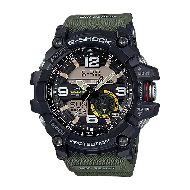 G-SHOCK MUDMASTER カーキGWG-1000 G-SHOCK Mudmaster GG-1000-1A3DR Master of G Verde - Relojoaria