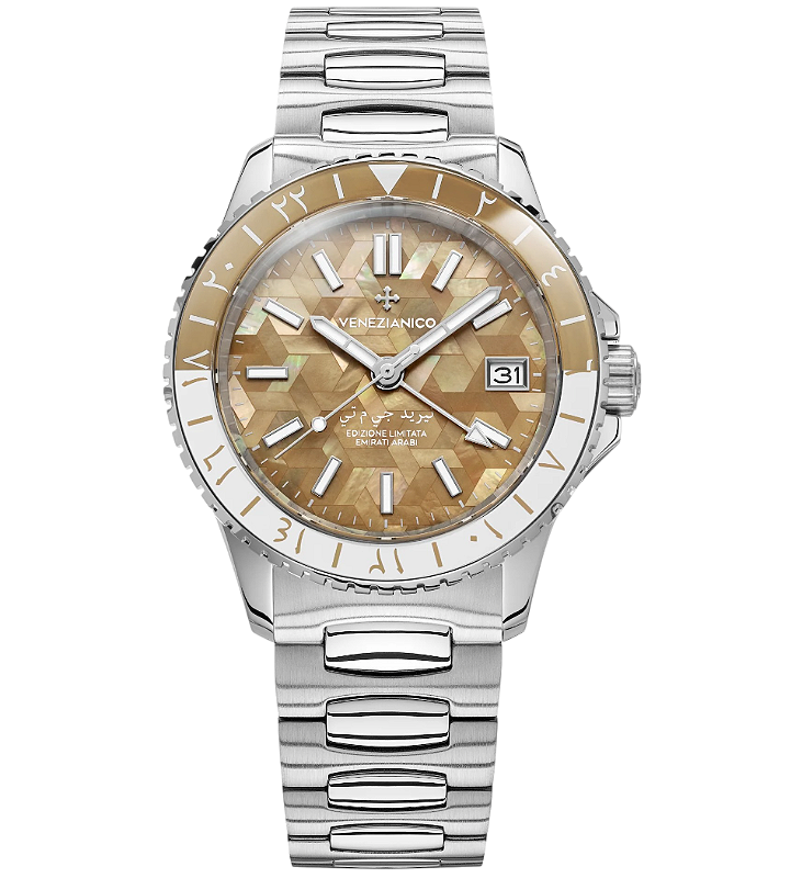 Relógio Venezianico Nereide GMT 39 Edição Limitada Emirates