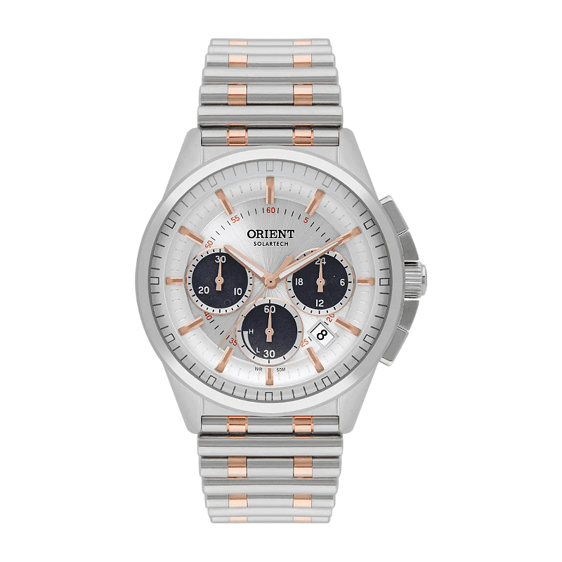 Orient Solartech Neo Vintage MTSSC046 S1SR Branco IP Gold