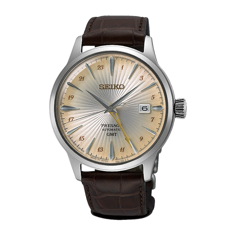 Seiko Presage SSK041 Cocktail Time GMT Automático 40.5mm