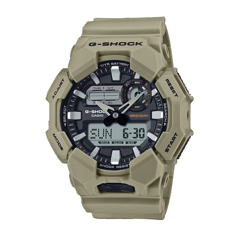 G-SHOCK GA-010-5ADR Pulseira Bege Analógico-Digital - Relojoaria