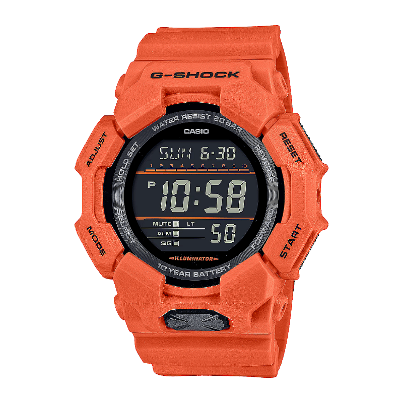 G-Shock GD-010-4DR Digital Laranja - Relojoaria Impala - Desde