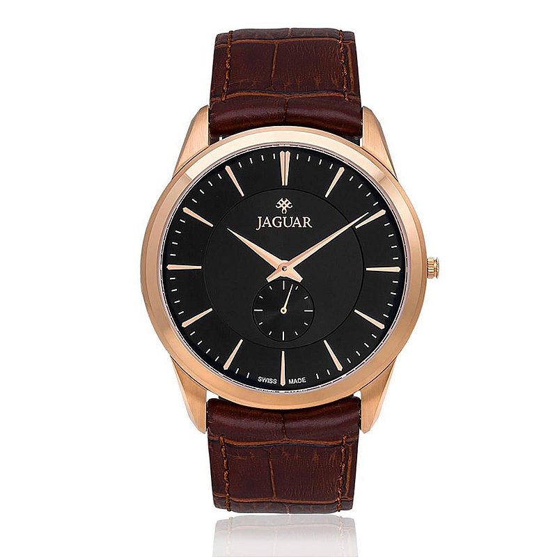 Relogio jaguar slim swiss made visor cristal de safira Clearance