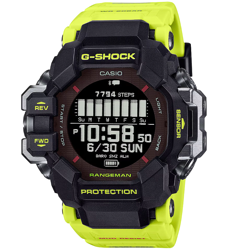 CASIO G-SHOCK レンジマン Relógio Casio G-SHOCK New Rangeman GPR-H1000RY-1A9DR - Relojoaria