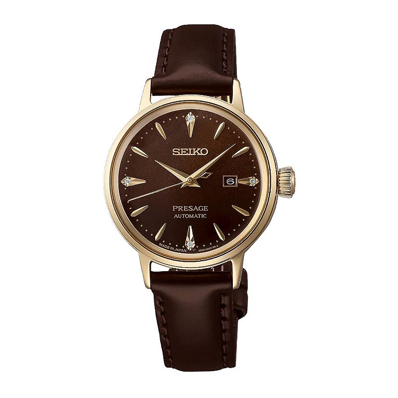 Seiko Presage Cocktail Time feminino SRE020 – Automático 30,3mm