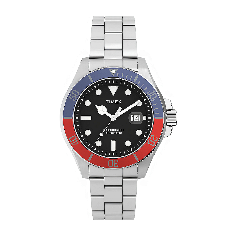 Timex Harborside Coast TW2V72100 Automático Preto Aço - Relojoaria