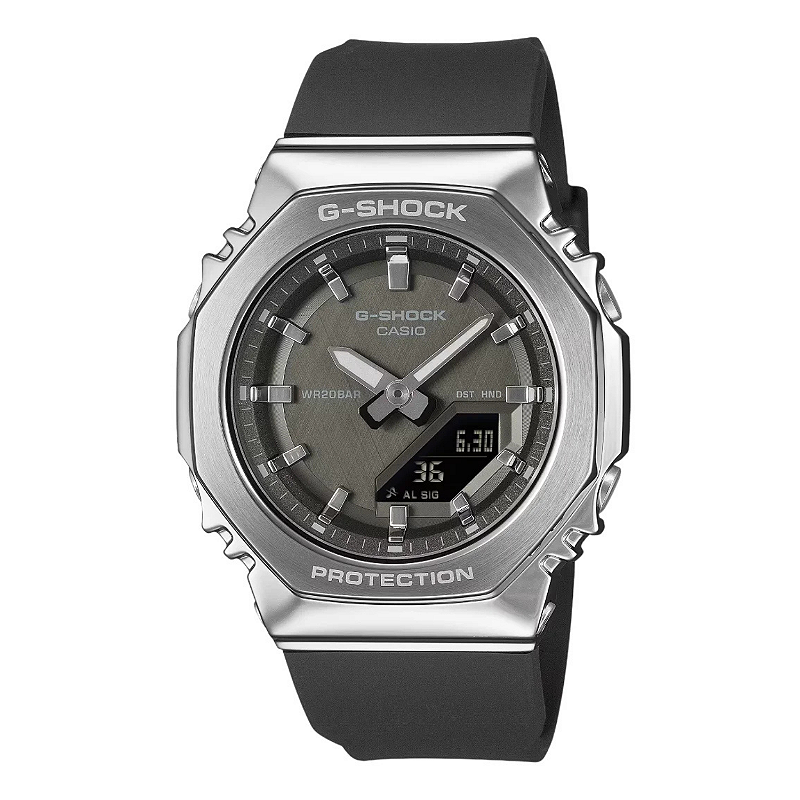 Relógio Casio G-SHOCK GM-S2110-1A1 Preto | Design Octogonal