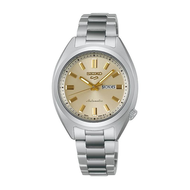Seiko 5 Sports SRE023B1 Automático 32mm Creme - Relojoaria Impala