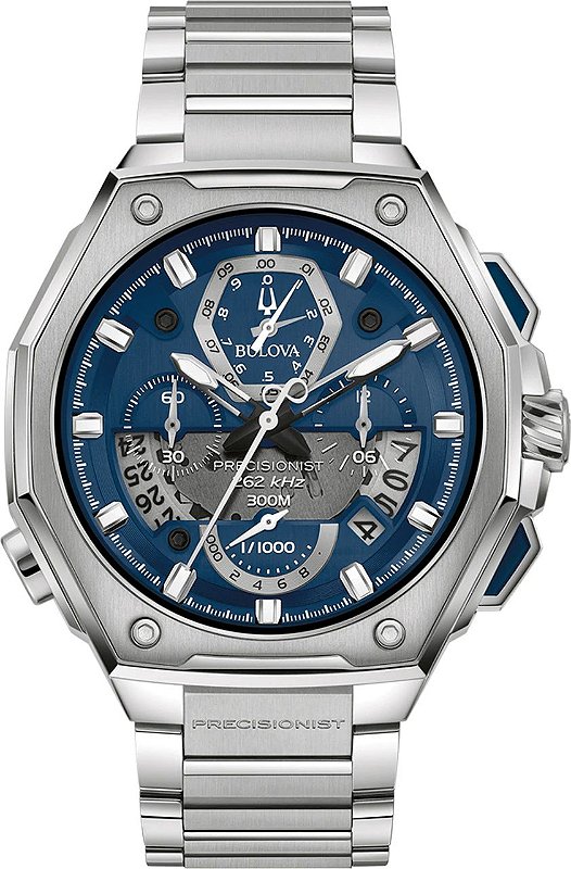 Relogio Bulova Precisionist X 300 Metros 96B349 Relojoaria Impala Desde 1974 no ramo Relojoeiro