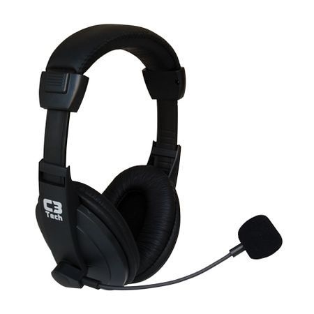 Headset C3 Tech CT662863 Preto - Maxware informática