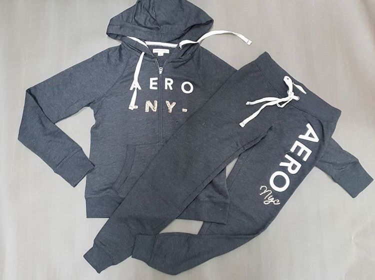 conjunto de moletom aeropostale