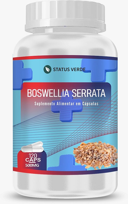 Boswellia Serrata 500mg 120 Cápsulas - Status Verde