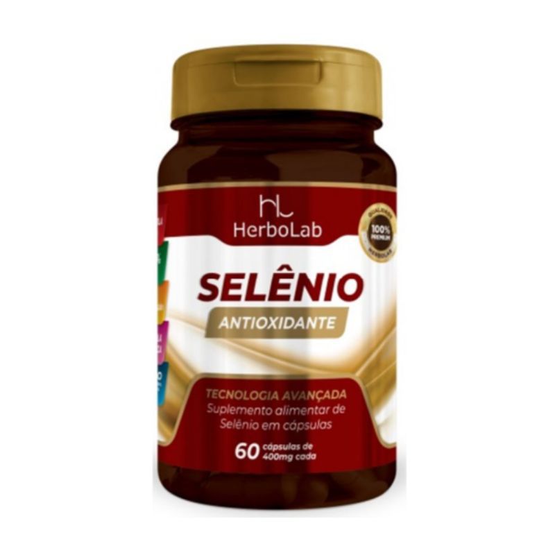 Selênio Antioxidante 60 cápsulas 400mg HerboLab