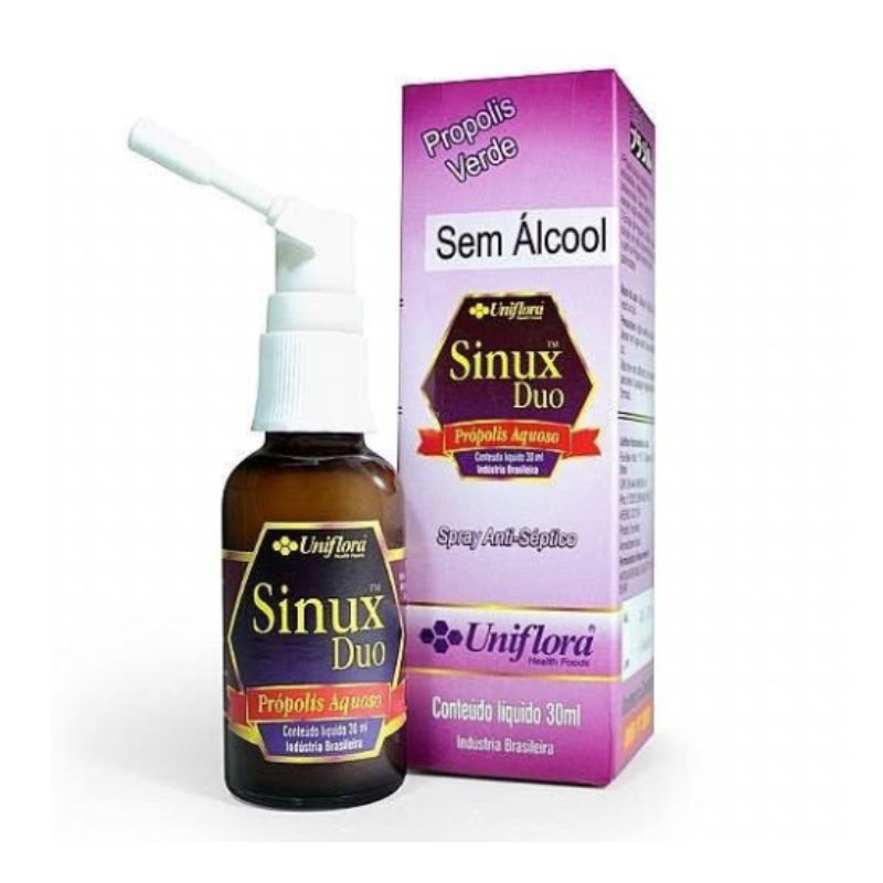 Sinux Duo Spray Nasal Antisséptico 30ml Uniflora