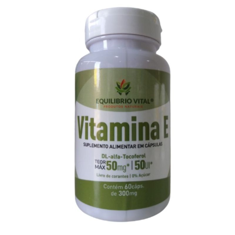 Vitamina E 240mg 60 cápsulas Equilíbrio Vital