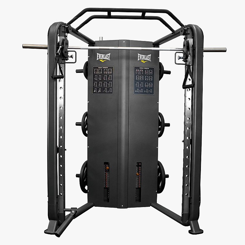 Estação de Musculação Funcional Cross Smith Everlast L101