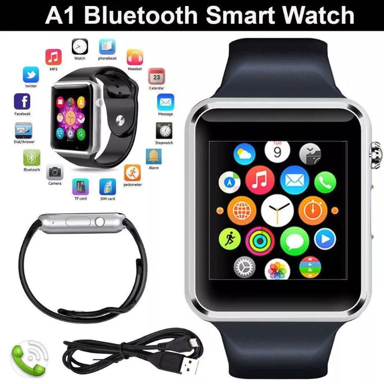 smartwatch com chip e cartao de memoria