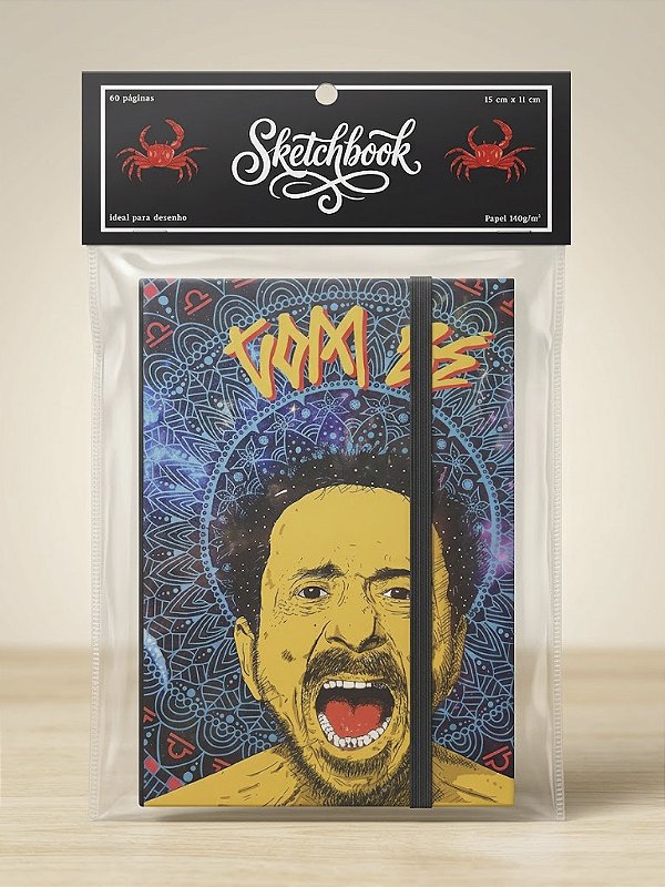 Sketchbook Tom Zé - Presentes Criativos para Amantes da Música