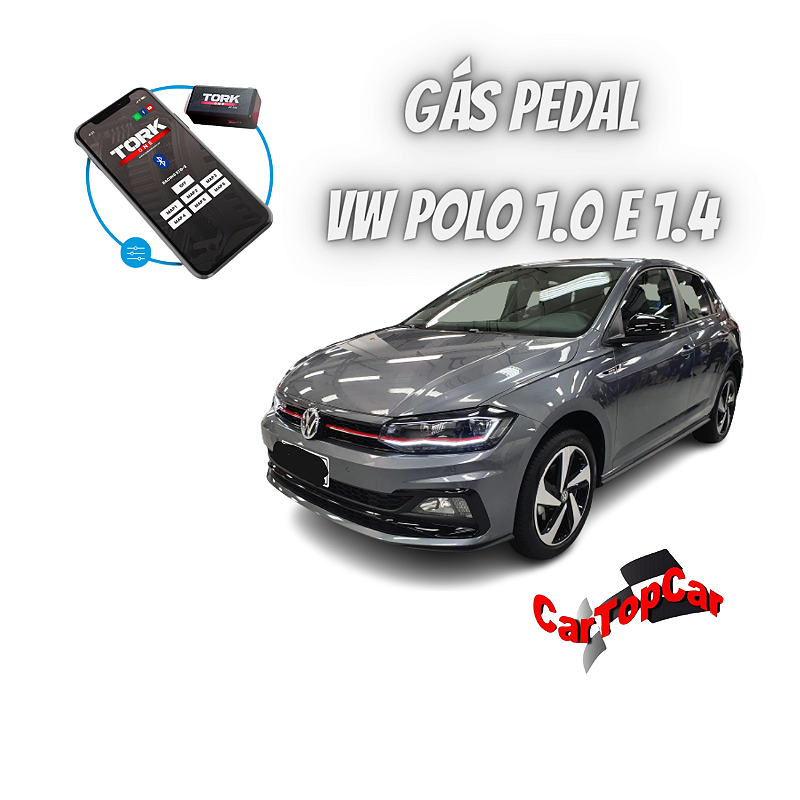 Gas Pedal TorkOne para VW Polo TSi e com Bluetooth CarTopCar