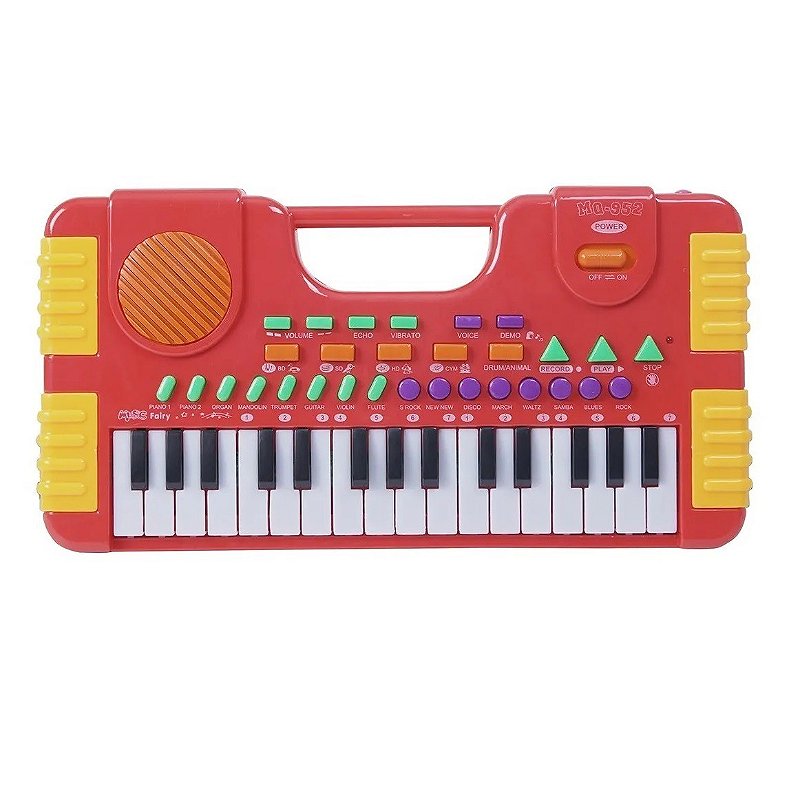 Teclado Piano Infantil Musical Bebê 31 Teclas com Som de Animais Divertido  Crianças Importway BW104 - BEST