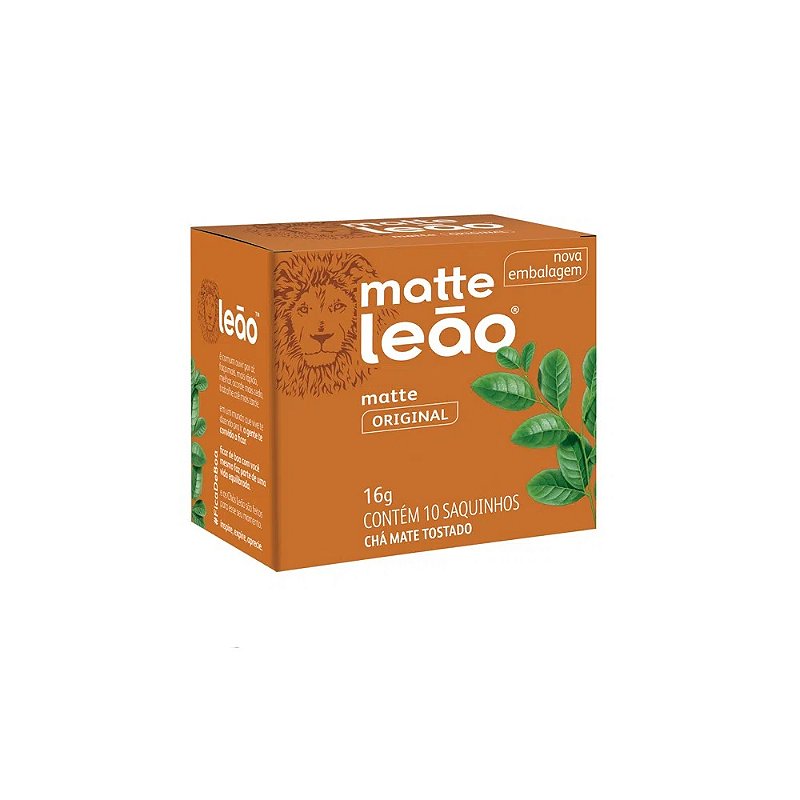 Chá Mate Natural Matte leão 16g com 10 Sachês