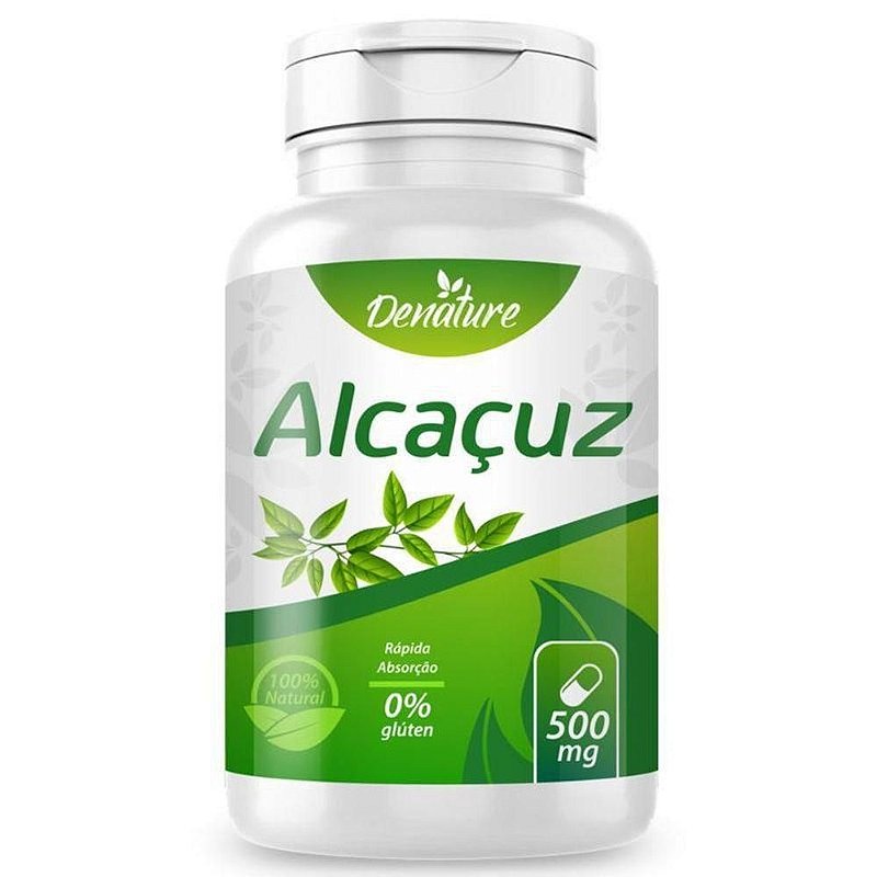 Alcaçuz 500mg 100 Cápsulas Denature Distribuidora De Suplementos