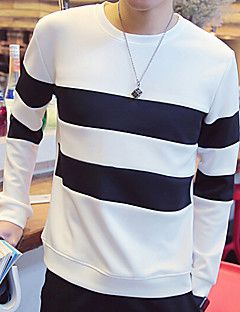 camisa manga longa listrada masculina