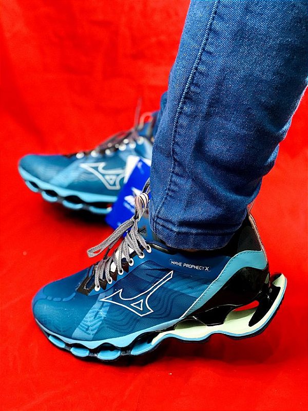mizuno x azul