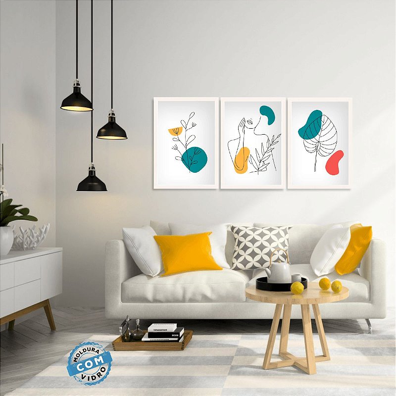 Comprar Quadros Plant And Woman Redecora Adesivos