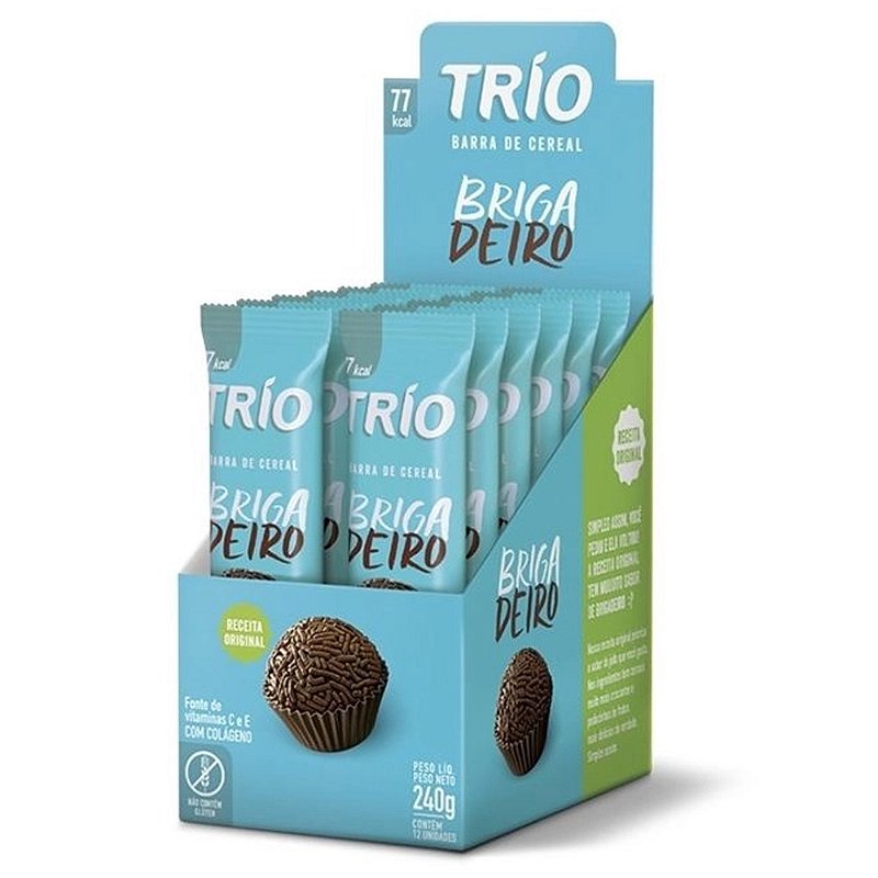 Trio Brigadeiro 20G | 12 Unidades - Docerrano - Confeitaria e Festa
