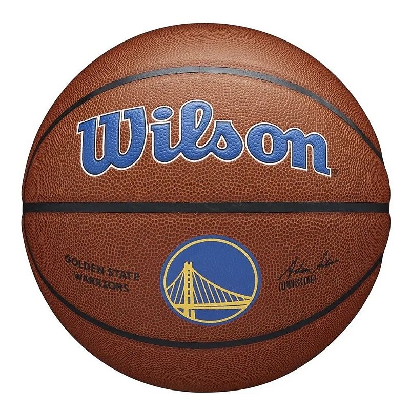 Bola de Basquete Wilson Golden State Warriors Team Tribute 7 - FIRST DOWN -  Produtos Futebol Americano NFL