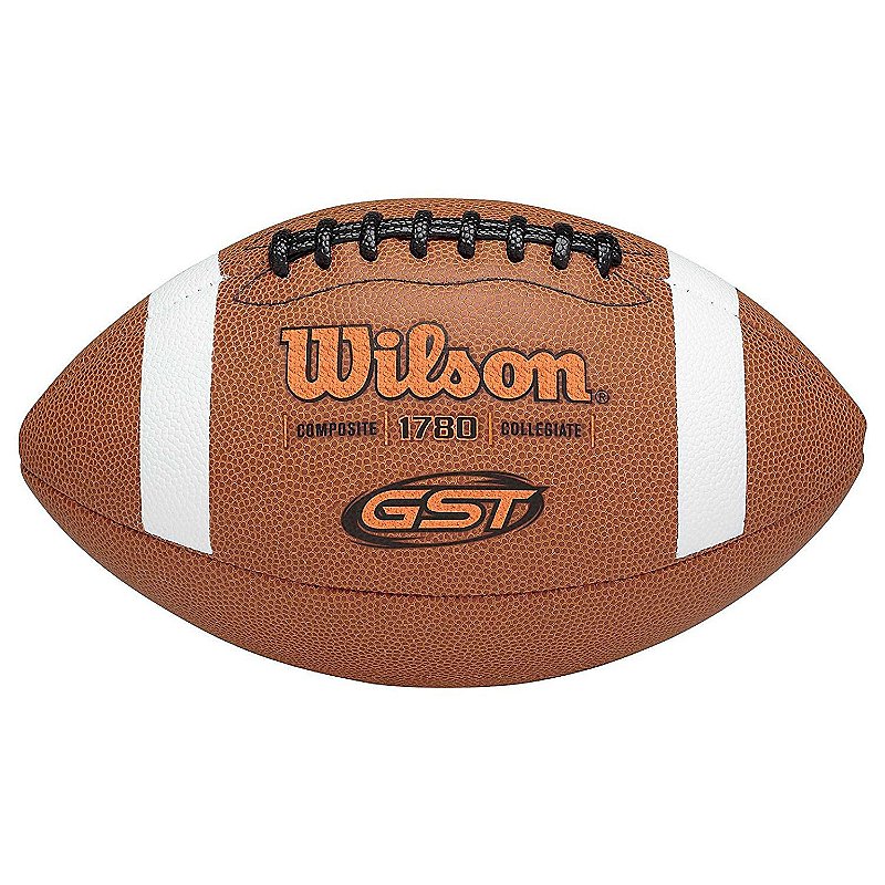 Bola de futebol americano WILSON GST, couro, tamanho oficial