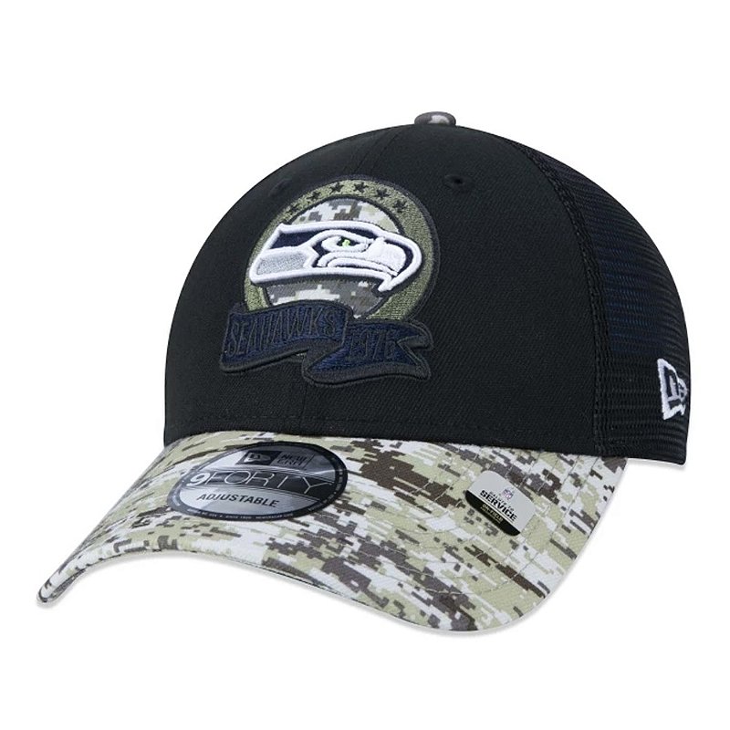 Boné New Era Seattle Seahawks 940 Salute To Service - FIRST DOWN ...