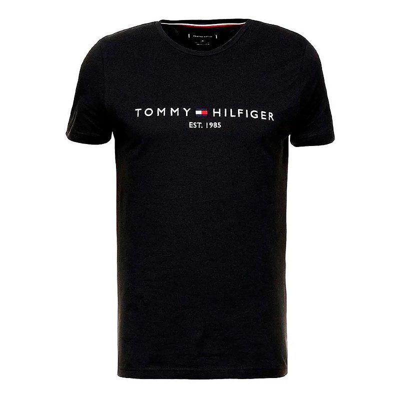 Camiseta Tommy Hilfiger Masculina Core Logo Tee Azul Marinho