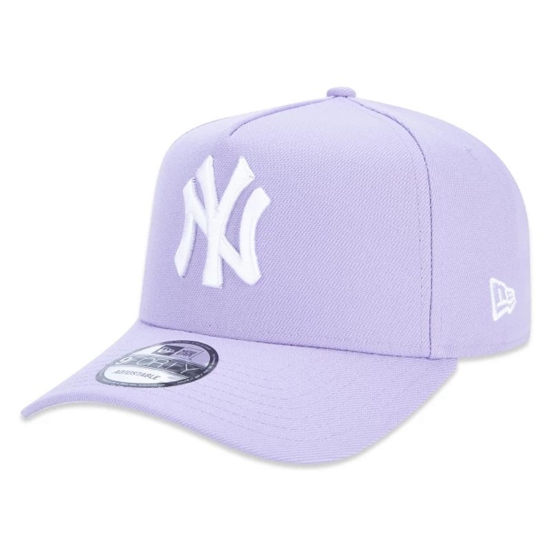 Boné New Era 940 A-Frame New York Yankees Core Lilás - FIRST DOWN