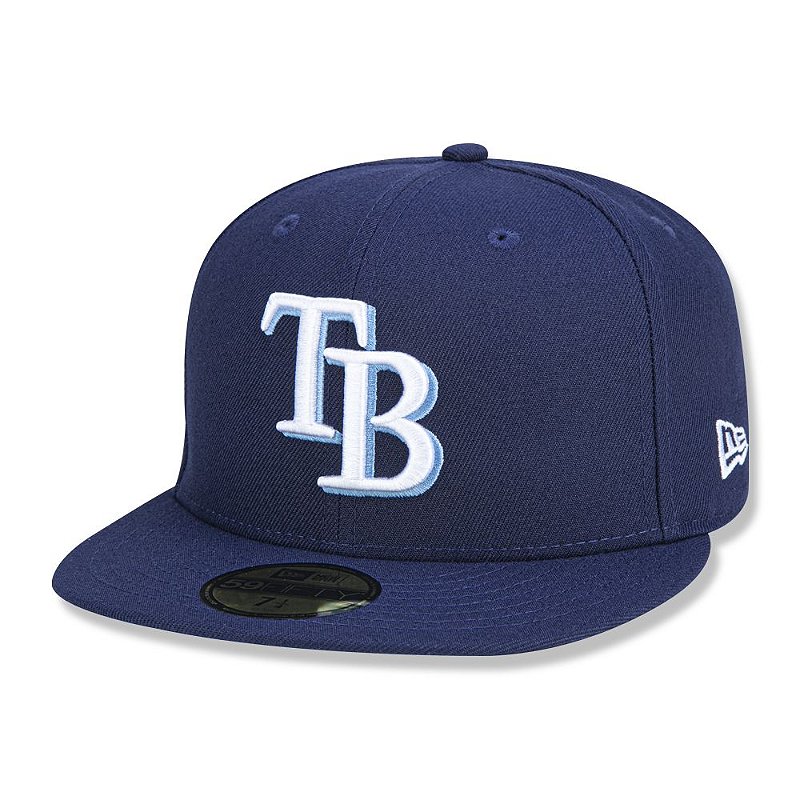 Boné Tampa Bay Rays 5950 Game Cap Fechado Marinho New Era